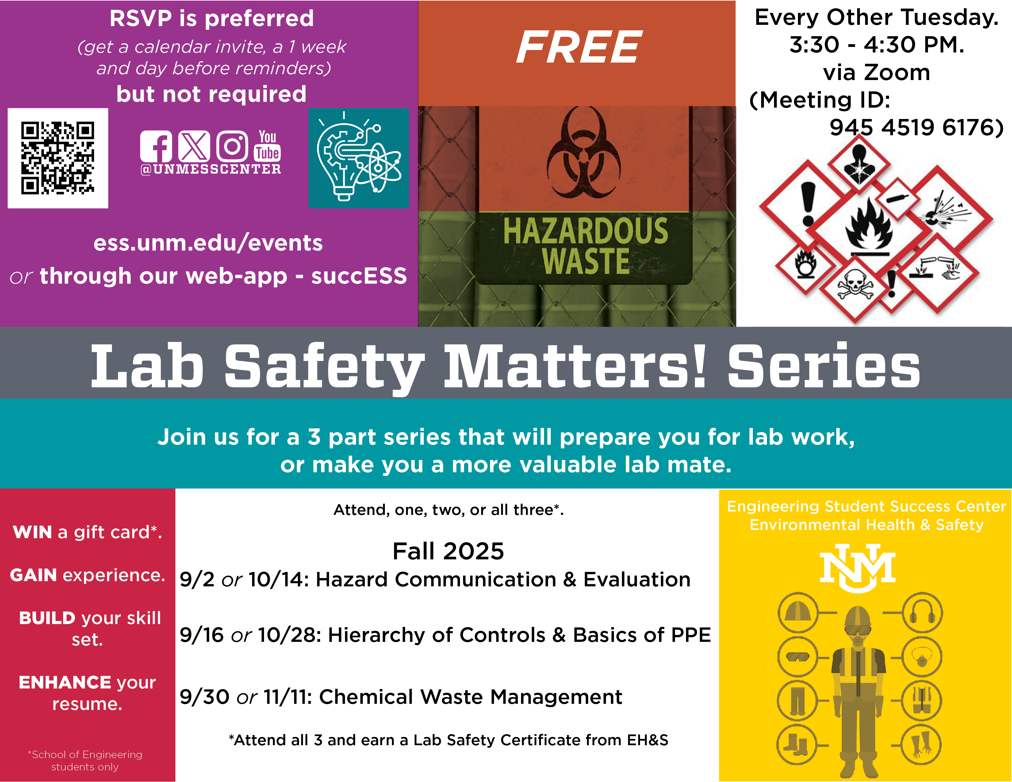 Lab Safety Series Fall 2025